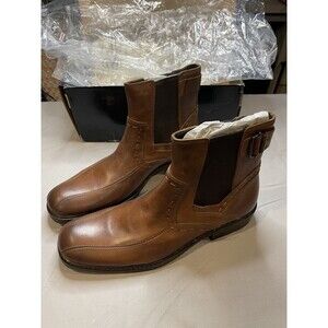 RJ & Colt 27254 Mens Leather Ankle Boots Lace Up Brown Size 12M Rj Colt | Shoes | Rj Colt 27254 Mens Leather Ankle Boots  main image 4
